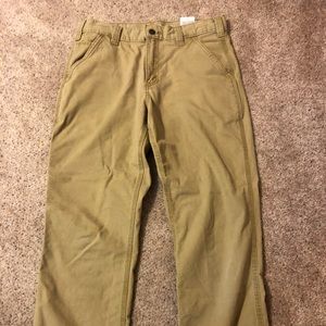 Carhartt, tan work pants